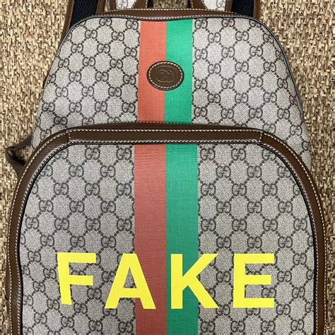 gucci backpack fake vs real|gucci backpack clone.